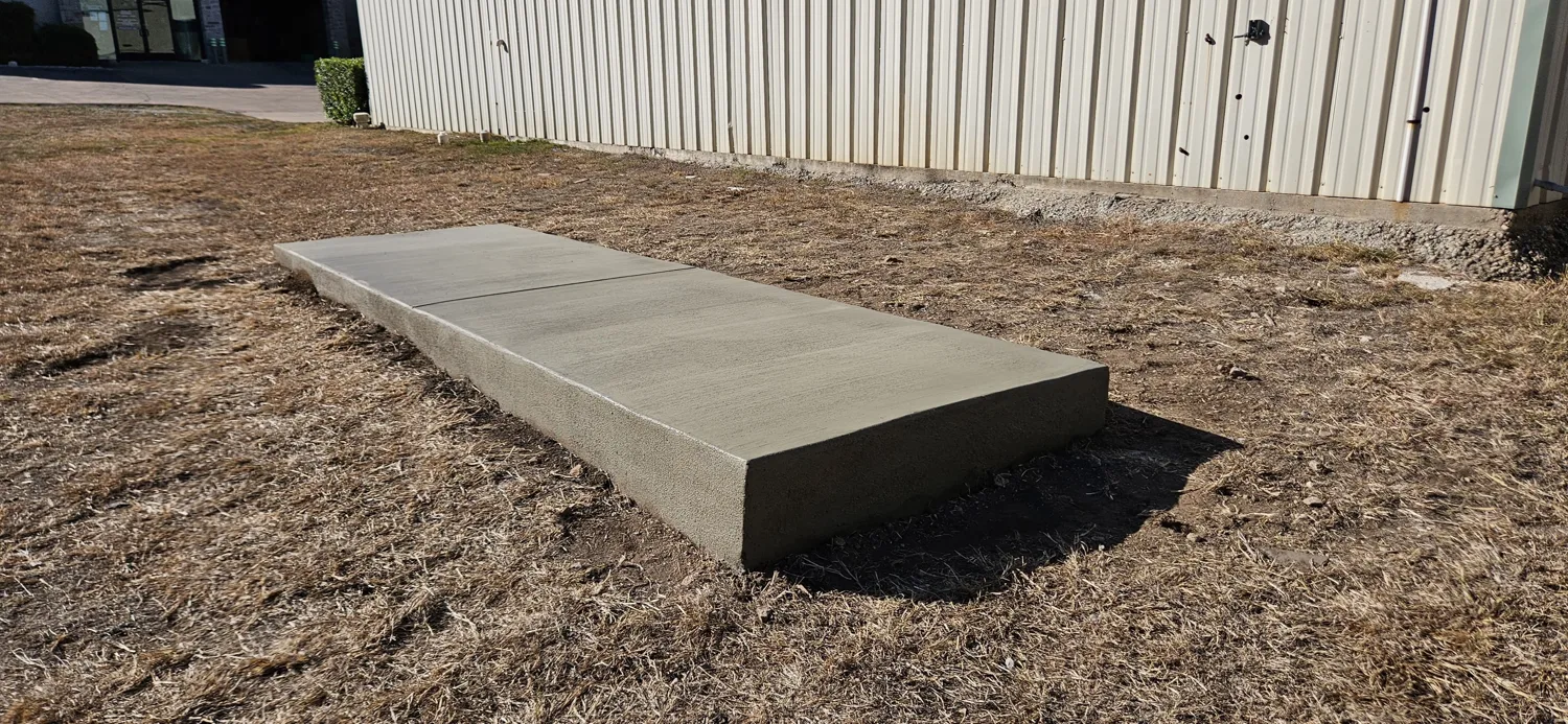 A purpose-built equipment slab by Lucky&rsquo;s Concrete in Fort Lauderdale